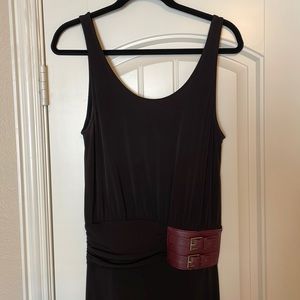 Womens Marciano belted maxi dress